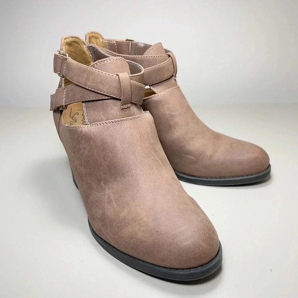 SOUL NATURALIZER | TAN TOBI STRAPY BOOTIE - Picture 4 of 15